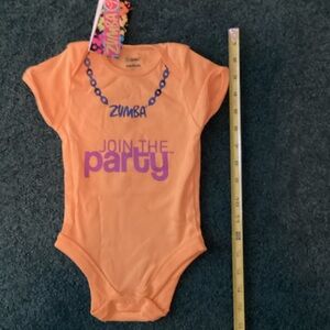 Zumba Orange Baby Onesie